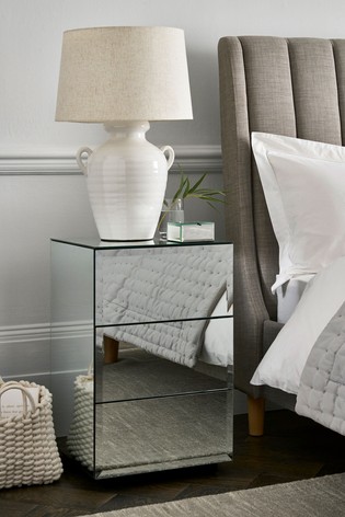 Top 5 Mirrored Bedside Table Furniture, Mirror Side Table Bedroom